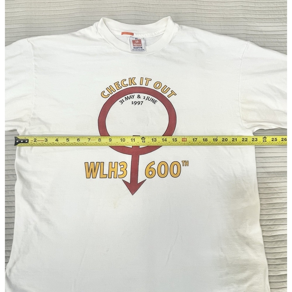 Vtg West London Hash House Harriers WLH3 600th Run Race Tee Shirt Devil Sz XL - Picture 13 of 14